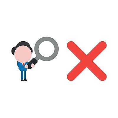 EPS 해외이미지 전신 캐릭터 남자 일러스트 돋보기 한명 성인 금지 관찰 비즈니스맨 거절 발견 부정적 성인남자한명만 해외202004 해외일러스트 일러캐릭터 1 감정 컨셉 비즈니스 모션 사람 직장인 남자한명만 성인남자만 파일형식 벡터