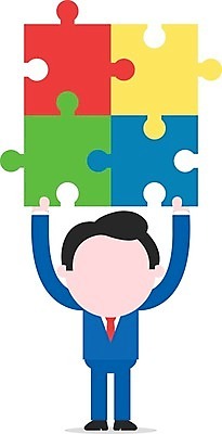 EPS 해외이미지 전신 캐릭터 남자 일러스트 한명 서기 들기 성인 비즈니스맨 퍼즐 퍼즐조각 성인남자한명만 해외202004 해외일러스트 일러캐릭터 1 조각 비즈니스 모션 사람 직장인 남자한명만 성인남자만 파일형식 벡터