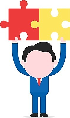 EPS 해외이미지 전신 캐릭터 남자 일러스트 한명 서기 들기 성인 비즈니스맨 퍼즐 퍼즐조각 성인남자한명만 해외202004 해외일러스트 일러캐릭터 1 조각 비즈니스 모션 사람 직장인 남자한명만 성인남자만 파일형식 벡터