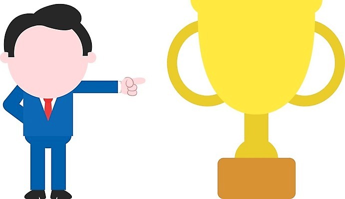 EPS 해외이미지 전신 캐릭터 남자 일러스트 한명 서기 성인 가리킴 비즈니스맨 트로피 성인남자한명만 해외202004 해외일러스트 일러캐릭터 1 비즈니스 모션 사람 손짓 직장인 상_우승 남자한명만 성인남자만 파일형식 벡터