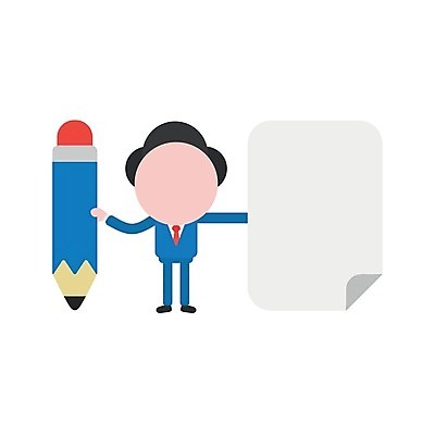 EPS 해외이미지 전신 캐릭터 남자 종이 일러스트 한명 들기 성인 연필 비즈니스맨 성인남자한명만 해외202004 해외일러스트 일러캐릭터 1 비즈니스 모션 학용품 사람 필기구 직장인 남자한명만 성인남자만 파일형식 벡터