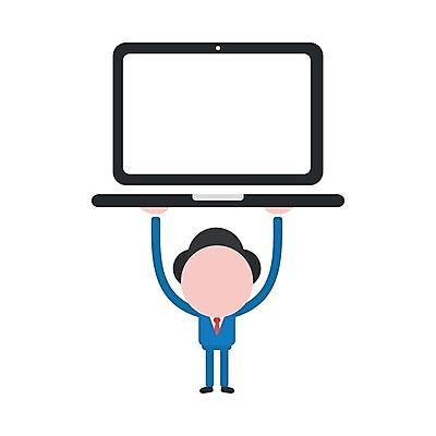 EPS 해외이미지 전신 캐릭터 남자 일러스트 한명 들기 성인 노트북 비즈니스맨 성인남자한명만 해외202004 해외일러스트 일러캐릭터 1 비즈니스 모션 사람 전자제품 직장인 남자한명만 성인남자만 파일형식 벡터