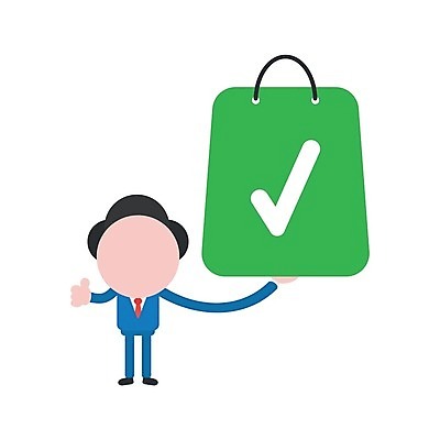 EPS 해외이미지 전신 캐릭터 남자 일러스트 한명 들기 성인 쇼핑백 최고 비즈니스맨 체크표시 성인남자한명만 해외202004 해외일러스트 일러캐릭터 1 가방 비즈니스 모션 사람 직장인 확인 남자한명만 성인남자만 파일형식 벡터