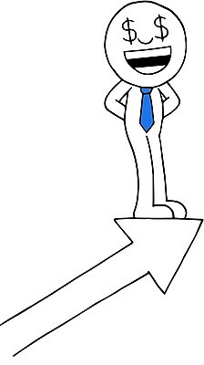 EPS 해외이미지 응시 남자 행복 화살표 일러스트 비즈니스 성공 넥타이 한명 서기 웃음 달러 비즈니스맨 비즈니스캐릭터 뒷짐 남자한명만 해외202004 해외일러스트 일러캐릭터 캐릭터 1 시선 잡화 감정 컨셉 돈 모션 표정 사람 직장인 남자만 파일형식 벡터