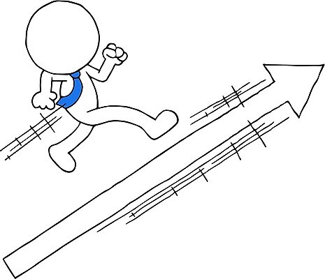 EPS 해외이미지 남자 화살표 일러스트 비즈니스 성공 넥타이 한명 달리기 비즈니스맨 비즈니스캐릭터 남자한명만 해외202004 해외일러스트 일러캐릭터 캐릭터 1 잡화 컨셉 모션 사람 직장인 남자만 파일형식 벡터