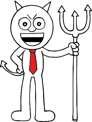 EPS 해외이미지 남자 허리손 일러스트 비즈니스 넥타이 뿔 한명 서기 웃음 잡기 비즈니스맨 악마 비즈니스캐릭터 삼지창 남자한명만 해외202004 해외일러스트 일러캐릭터 캐릭터 1 잡화 창 포즈 모션 표정 사람 직장인 남자만 파일형식 벡터