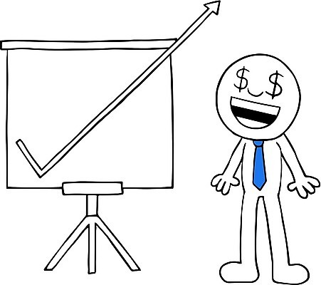 EPS 해외이미지 남자 화살표 일러스트 비즈니스 성공 넥타이 한명 미소 웃음 달러 스크린 성장 비즈니스맨 비즈니스캐릭터 상승 이익 남자한명만 해외202004 해외일러스트 일러캐릭터 캐릭터 1 잡화 컨셉 돈 표정 사람 직장인 남자만 파일형식 벡터