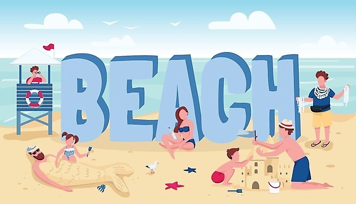 EPS 해외이미지 전신 구름 여자 남자 수영복 어린이 일러스트 휴가 여러명 성인 타이포그라피 해변 여름 비키니 선글라스 가족라이프 모래성 모래놀이 해외일러스트 자연요소 문자 라이프스타일 옷 계절 안경 모래 바다 다수 가족 놀이 사람 파일형식 벡터