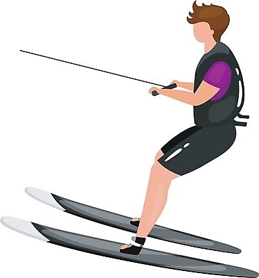 EPS 해외이미지 전신 남자 스포츠 일러스트 한명 성인 취미 건강관리 잡기 익스트림스포츠 수상스키 성인남자한명만 해외일러스트 1 모션 건강 관리 사람 수상스포츠 남자한명만 성인남자만 파일형식 벡터