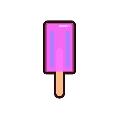 EPS 해외이미지 분홍색 일러스트 아이스크림 사람없음 해외일러스트 컬러 디저트 파일형식 벡터