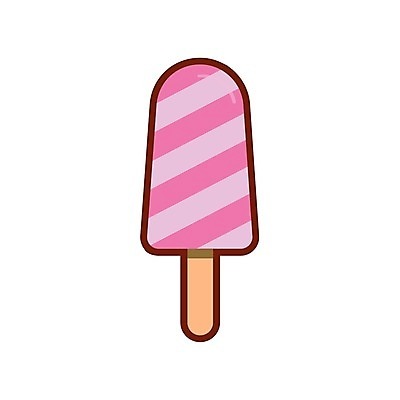 EPS 해외이미지 분홍색 일러스트 아이스크림 사람없음 해외일러스트 컬러 디저트 파일형식 벡터