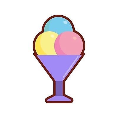 EPS 해외이미지 일러스트 아이스크림 사람없음 컵아이스크림 해외일러스트 디저트 파일형식 벡터