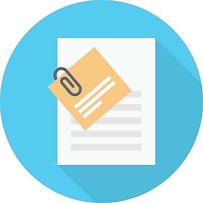 EPS 해외이미지 일러스트 사람없음 메모지 문서 클립 해외일러스트 사무용품 파일형식 벡터