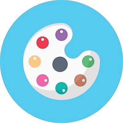 EPS 해외이미지 일러스트 미술 사람없음 팔레트 해외일러스트 문화예술 파일형식 벡터