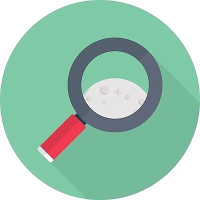 EPS 해외이미지 일러스트 돋보기 사람없음 우주 행성 천문학 해외일러스트 교육 파일형식 벡터