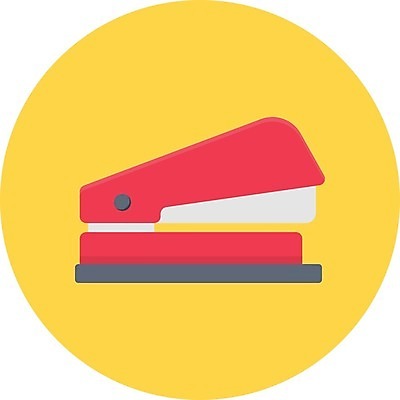 EPS 해외이미지 일러스트 사람없음 스테이플러 해외일러스트 사무용품 파일형식 벡터