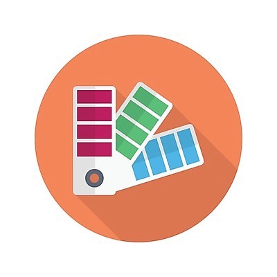 EPS 해외이미지 일러스트 사람없음 해외일러스트 컬러칩 파일형식 벡터