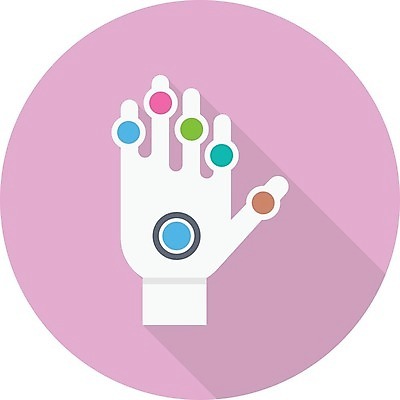 EPS 해외이미지 손 일러스트 추상 사람없음 손모양 로봇팔 해외일러스트 모양 무늬 신체부위 로봇 파일형식 벡터 손_신체부위