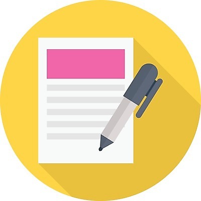 EPS 해외이미지 일러스트 비즈니스 사람없음 펜 계약 문서 계약서 해외일러스트 필기구 파일형식 벡터