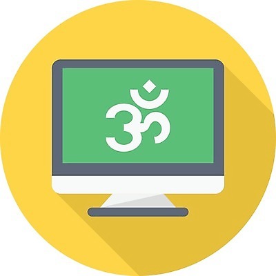 EPS 해외이미지 종교 일러스트 사람없음 스크린 모니터 힌두교 해외일러스트 컴퓨터 파일형식 벡터