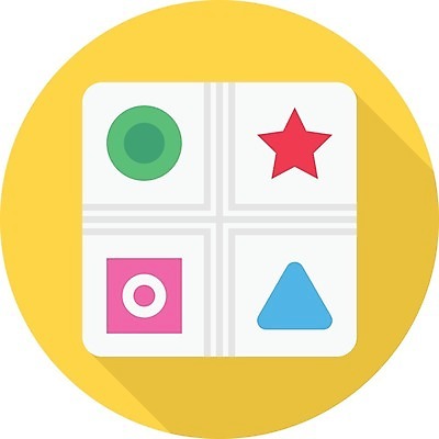 EPS 해외이미지 별 일러스트 사람없음 장난감 사각형 원형 삼각형 해외일러스트 자연요소 도형 파일형식 벡터