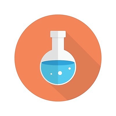 EPS 해외이미지 교육 과학 일러스트 실험 사람없음 장비 실험실 둥근플라스크 해외일러스트 플라스크 파일형식 벡터