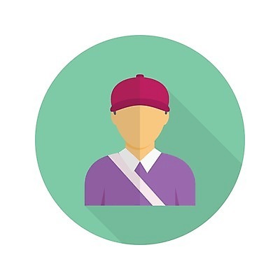 EPS 해외이미지 남자 어린이 가방 일러스트 한명 소년 상반신 캡모자 소년한명만 해외일러스트 모자_잡화 1 잡화 사람 남자한명만 소년만 파일형식 벡터