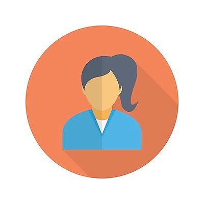 EPS 해외이미지 여자 일러스트 한명 사람 상반신 성인 포니테일 성인여자한명만 해외일러스트 1 헤어스타일 여자한명만 성인여자만 파일형식 벡터