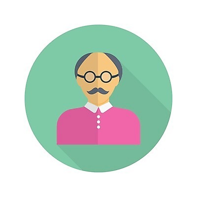 EPS 해외이미지 노년 남자 일러스트 한명 상반신 콧수염 노인남자한명만 안경낌 해외일러스트 1 안경 수염 사람 성인 남자한명만 노인남자만 파일형식 벡터