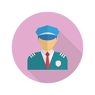 EPS 해외이미지 남자 유니폼 일러스트 한명 경비 상반신 성인 경찰 성인남자한명만 해외일러스트 직업 1 옷 안전 사람 보호 남자한명만 성인남자만 파일형식 벡터