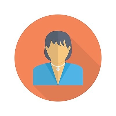 EPS 해외이미지 여자 일러스트 목걸이 한명 상반신 성인 비즈니스우먼 성인여자한명만 해외일러스트 1 비즈니스 장신구 사람 직장인 여자한명만 성인여자만 파일형식 벡터