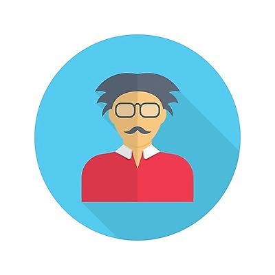 EPS 해외이미지 노년 남자 일러스트 한명 상반신 콧수염 노인남자한명만 안경낌 해외일러스트 1 안경 수염 사람 성인 남자한명만 노인남자만 파일형식 벡터