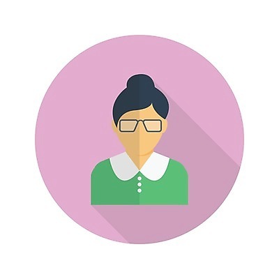 EPS 해외이미지 여자 일러스트 한명 상반신 성인 교사 교수 성인여자한명만 안경낌 해외일러스트 직업 1 안경 사람 여자한명만 성인여자만 파일형식 벡터