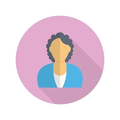 EPS 해외이미지 여자 중년 일러스트 한명 상반신 파마 중년여자한명만 해외일러스트 1 헤어스타일 사람 성인 여자한명만 중년여자만 파일형식 벡터