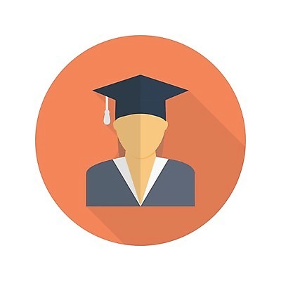 EPS 해외이미지 여자 일러스트 학사모 졸업 졸업생 한명 상반신 성인 졸업가운 성인여자한명만 해외일러스트 모자_잡화 1 교육 사람 가운 여자한명만 성인여자만 파일형식 벡터