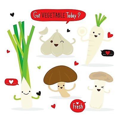 EPS 해외이미지 말풍선 일러스트 마늘 들기 사람없음 버섯 하트 무 부추 채소캐릭터 해외일러스트 일러캐릭터 모양 캐릭터 채소 모션 뿌리채소 파일형식 벡터