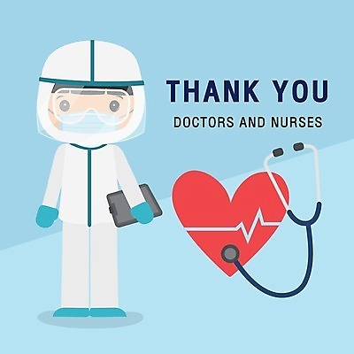 EPS 해외이미지 전신 여자 하늘색 일러스트 청진기 한명 서기 들기 성인 타이포그라피 의료진 심장 맥박 감사 서류판 성인여자한명만 코로나바이러스 방역복 델타변이바이러스 해외일러스트 직업 문자 1 옷 감정 의학 의료기기 모션 사람 파란색 사무용품 장기_의학 바이러스 방역 여자한명만 성인여자만 파일형식 벡터