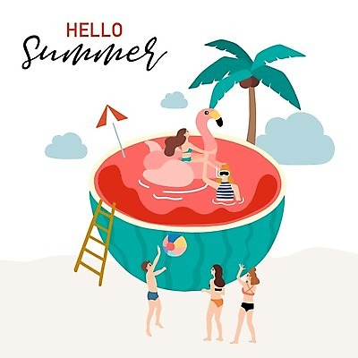 EPS 해외이미지 전신 구름 여자 남자 일러스트 사다리 수박 앉기 여러명 상반신 성인 타이포그라피 여름 여름휴가 바캉스 비키니 야자수 수영 여름풍경 비치볼 여름라이프 성인만 여름배경 플라밍고튜브 해외일러스트 자연요소 나무 문자 라이프스타일 계절 수영복 다수 백그라운드 과일 공 모션 휴가 바캉스용품 사람 풍경 도구 수상스포츠 튜브 파일형식 벡터 여름_계절