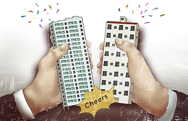 PSD 손 일러스트 성공 부동산 아파트 들기 건물 신체부위 경제 회색 축하 사회이슈 건배 투자 부동산투자 국내일러스트 건축물 컬러 컨셉 비즈니스 모션 주택 사람 재산 파일형식