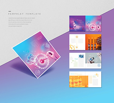 템플릿 손 ZIP 리플렛 주사기 들기 팜플렛 신체부위 파란색 보라색 스포이트 백신 치료제 인디자인 INDD 코로나바이러스 백신개발 델타변이바이러스 이미지템플릿 컬러 의학 의료기기 모션 사람 약 바이러스 개발 피펫 파일형식