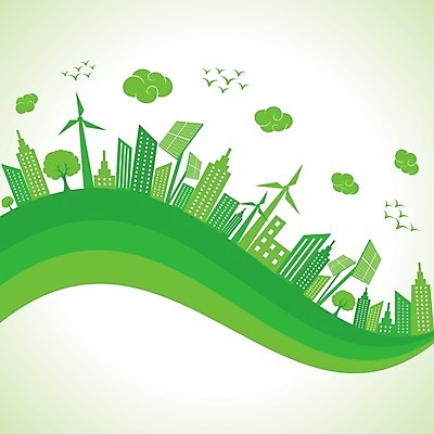 EPS 해외이미지 나무 식물 구름 지구 일러스트 조류 하늘 바람 아파트 주택 잔디 사람없음 건물 장식 초록색 태양 환경 재활용 에너지 도시 그린에너지 보호 에코 친환경 유기농 자원 해외202004 해외202105 해외일러스트 자연요소 동물 건축물 웰빙 컬러 컨셉 날씨 파일형식 벡터