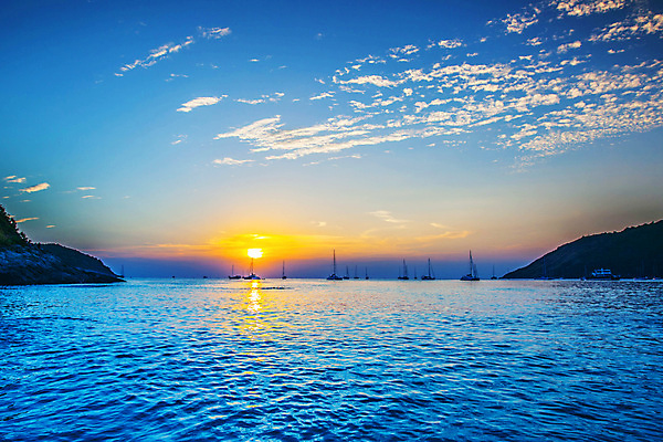 포토 JPG 해외이미지 바다 태국 하늘 사람없음 햇빛 태양 일출 일몰 함선 수평선 해외202004 해외202105 해외포토 자연요소 아시아 배_교통 노을 파일형식