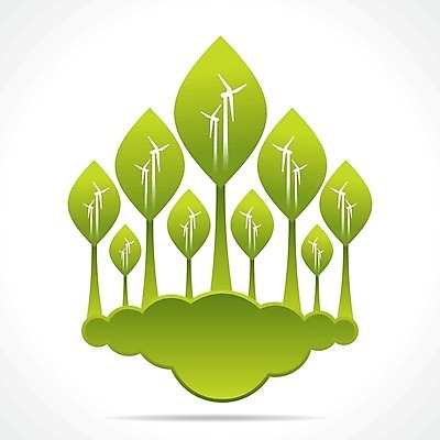 EPS 해외이미지 나무 식물 산업 잎 일러스트 바람 사람없음 초록색 농장 환경 탑 재활용 풍차 발전기 에너지 그린에너지 풍력에너지 보호 숲 에코 친환경 프로펠러 회전 자원 세대 효율 해외202004 해외202105 해외일러스트 자연요소 건축물 컬러 컨셉 농업 날씨 발전소 파일형식 벡터