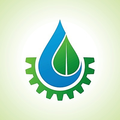 EPS 해외이미지 잎 일러스트 사람없음 물방울 심볼 톱니바퀴 에코 친환경 에코라이프 해외202004 해외202105 해외일러스트 식물 라이프스타일 환경 파일형식 벡터