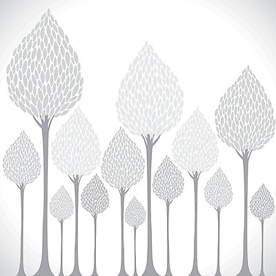 EPS 해외이미지 나무 식물 템플릿 리플렛 잎 일러스트 사람없음 봄 숲 해외202004 해외202105 해외일러스트 계절 파일형식 벡터