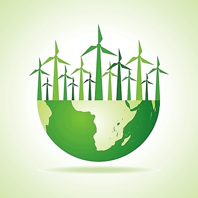 EPS 해외이미지 산업 지구 밭 일러스트 하늘 바람 사람없음 초록색 농장 지구본 환경 재활용 풍차 발전기 에너지 그린에너지 플러그 에코 친환경 프로펠러 자원 세대 해외202004 해외202105 해외일러스트 자연요소 컬러 농업 날씨 발전소 파일형식 벡터