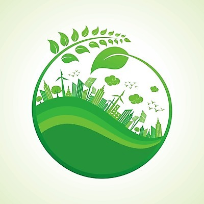 EPS 해외이미지 나무 식물 지구 일러스트 사람없음 초록색 지구본 환경 재활용 에너지 그린에너지 보호 심볼 에코 친환경 해외202004 해외202105 해외일러스트 컬러 컨셉 파일형식 벡터