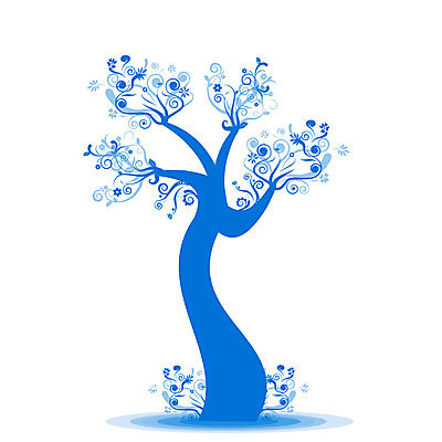 EPS 해외이미지 나무 식물 꽃 실루엣 잎 일러스트 사람없음 해외202004 해외202105 해외일러스트 촬영기법 파일형식 벡터