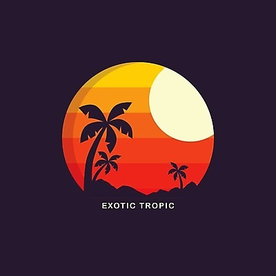 EPS 해외이미지 나무 일러스트 날씨 산 사람없음 일출 일몰 원형 주말 해외202004 해외202105 해외일러스트 도형 식물 노을 파일형식 벡터