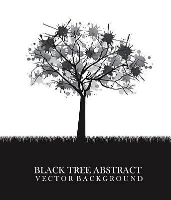 EPS 해외이미지 나무 식물 실루엣 일러스트 사람없음 검은색 회색 해외202004 해외202105 해외일러스트 컬러 촬영기법 파일형식 벡터